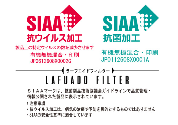 LAフィルターSIAAカタログ表記用